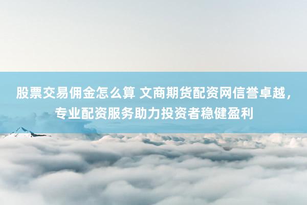 股票交易佣金怎么算 文商期货配资网信誉卓越，专业配资服务助力投资者稳健盈利