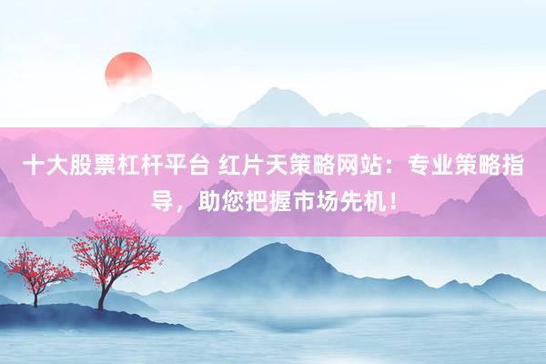 十大股票杠杆平台 红片天策略网站:专业策略指导,助您把握市场先机!