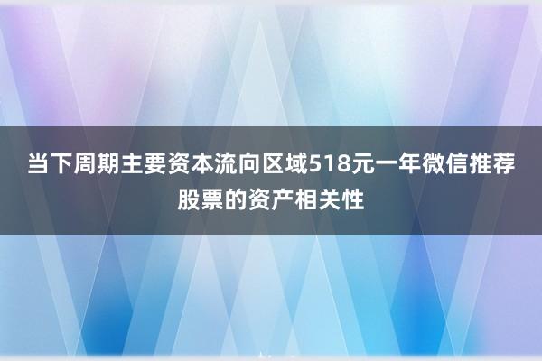 当下周期主要资本流向区域518元一年微信推荐股票的资产相关性